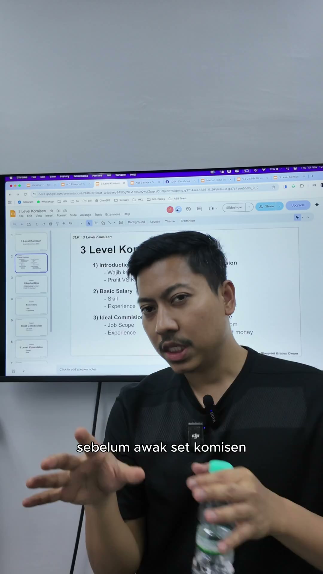 Paparan rakaman pada 00:01:03