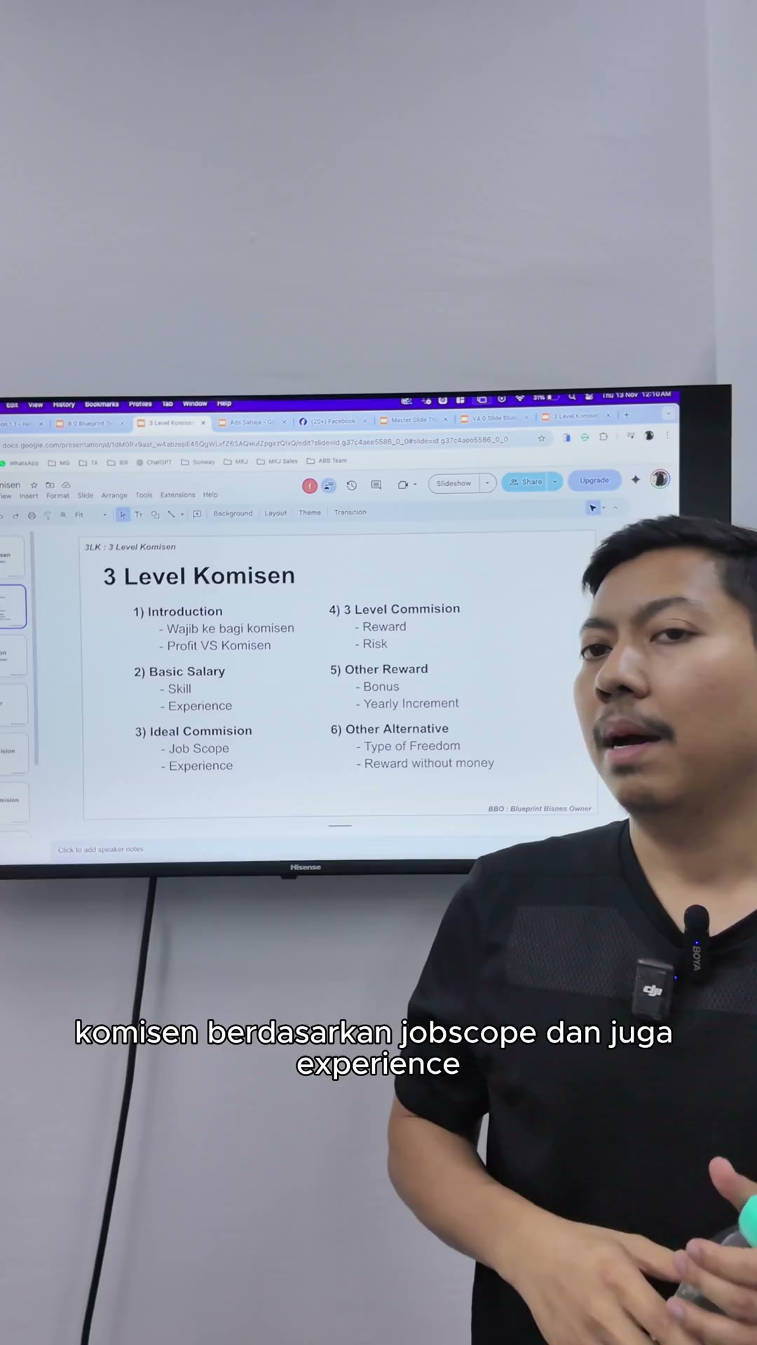 Paparan rakaman pada 00:01:15
