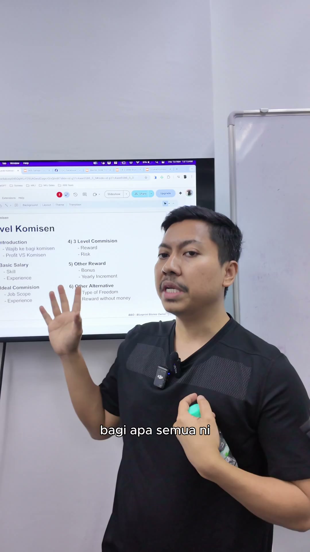 Paparan rakaman pada 00:03:45