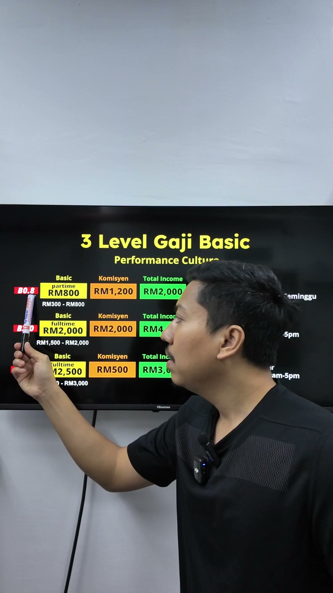 Paparan rakaman pada 00:03:24