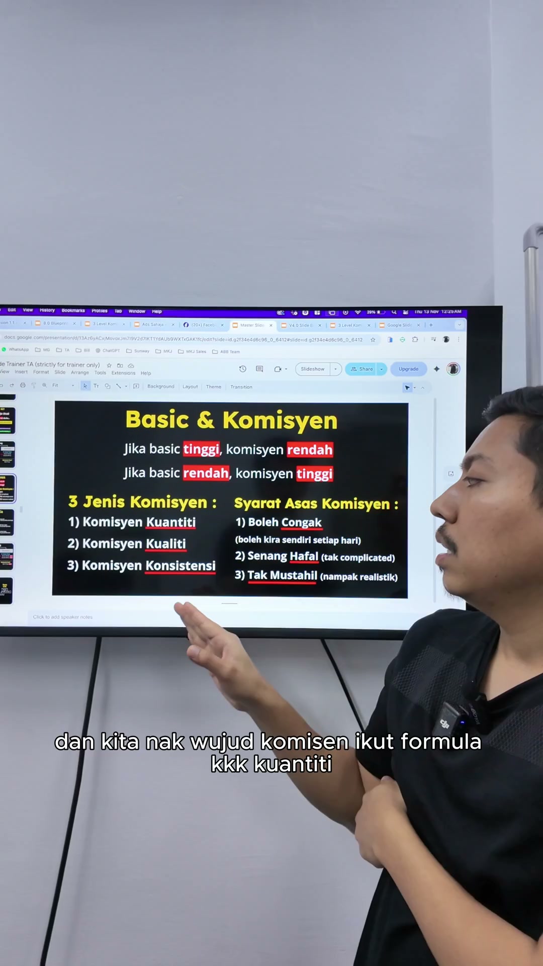 Paparan rakaman pada 00:02:45