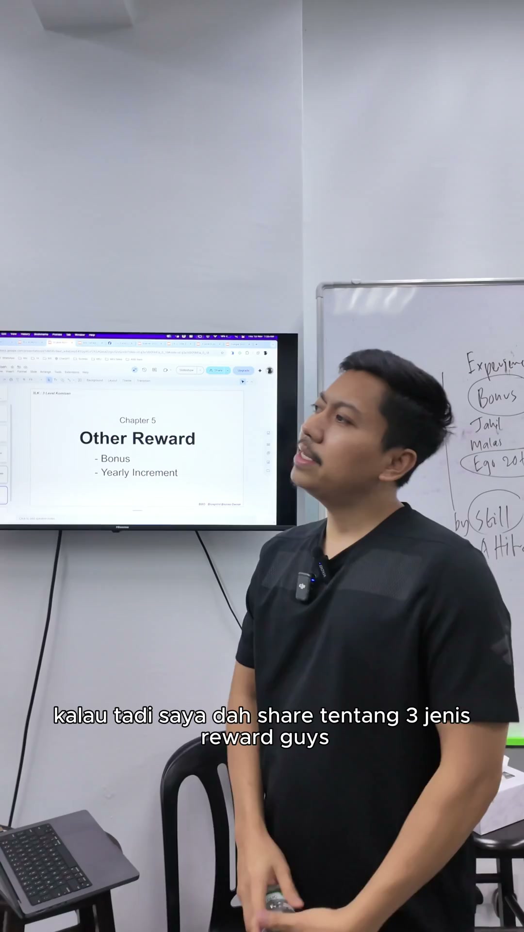 Paparan rakaman pada 00:00:03