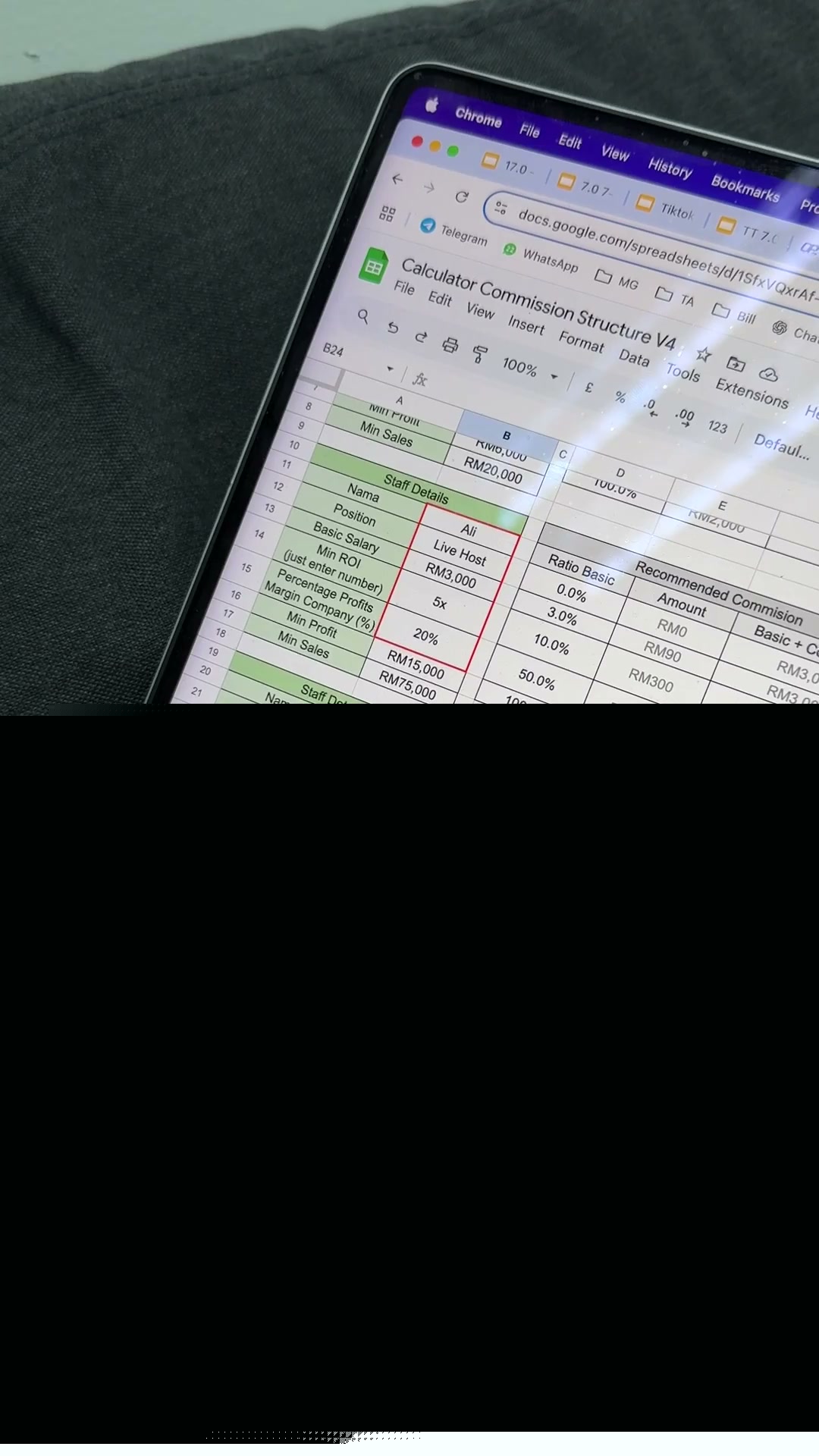 Paparan rakaman pada 00:01:27