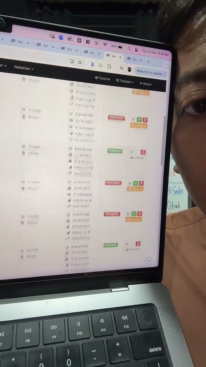 Paparan rakaman pada 00:59:18
