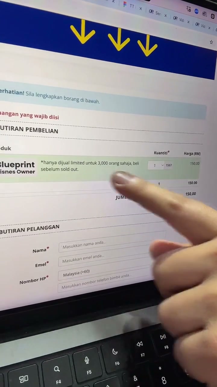 Paparan rakaman pada 01:04:42