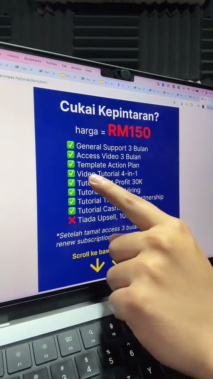 Paparan rakaman pada 01:05:42