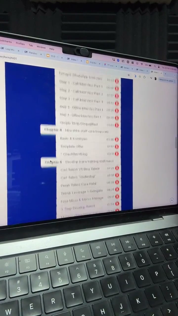 Paparan rakaman pada 00:49:11