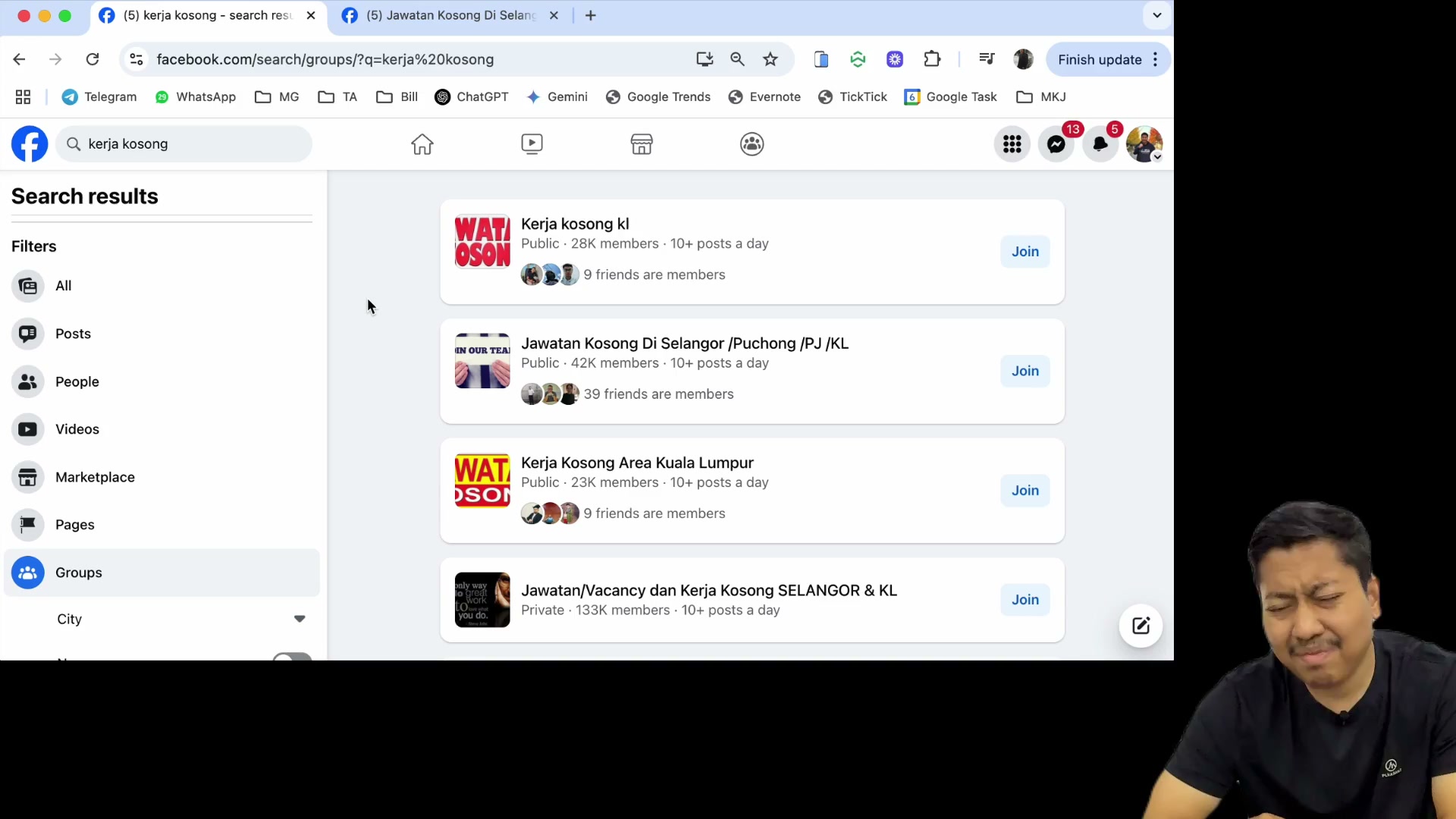 Paparan rakaman pada 00:01:57