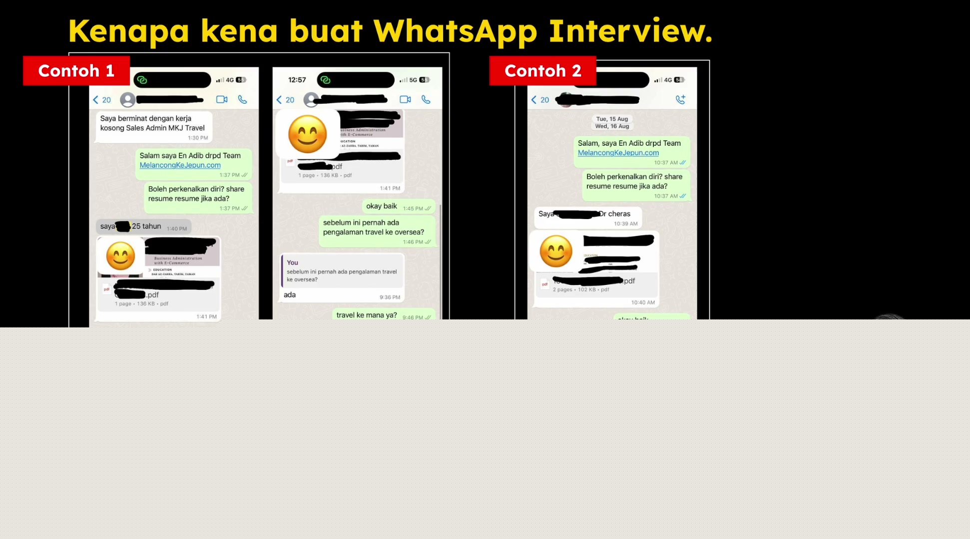Paparan rakaman pada 00:01:00