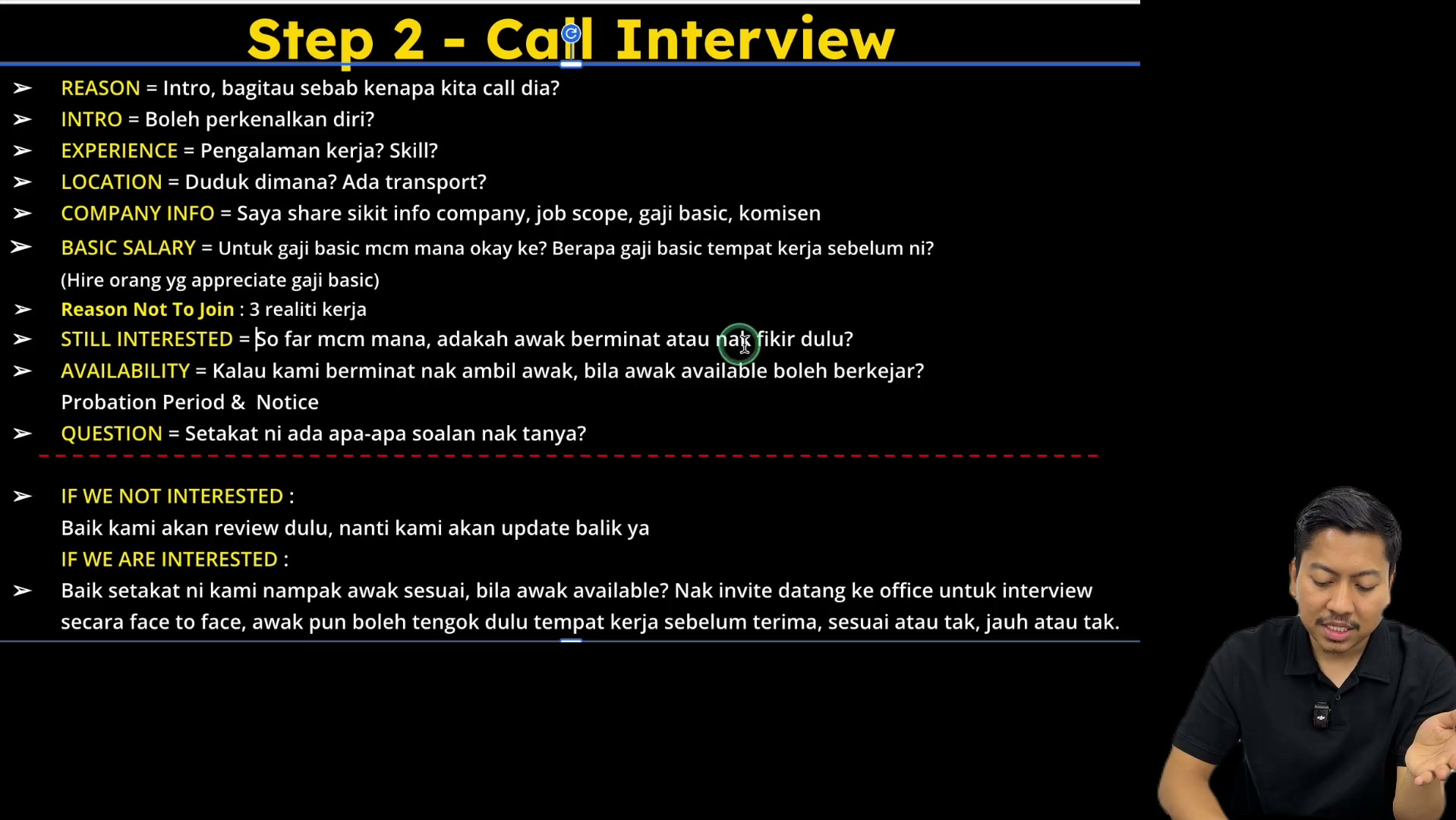 Paparan rakaman pada 00:01:00