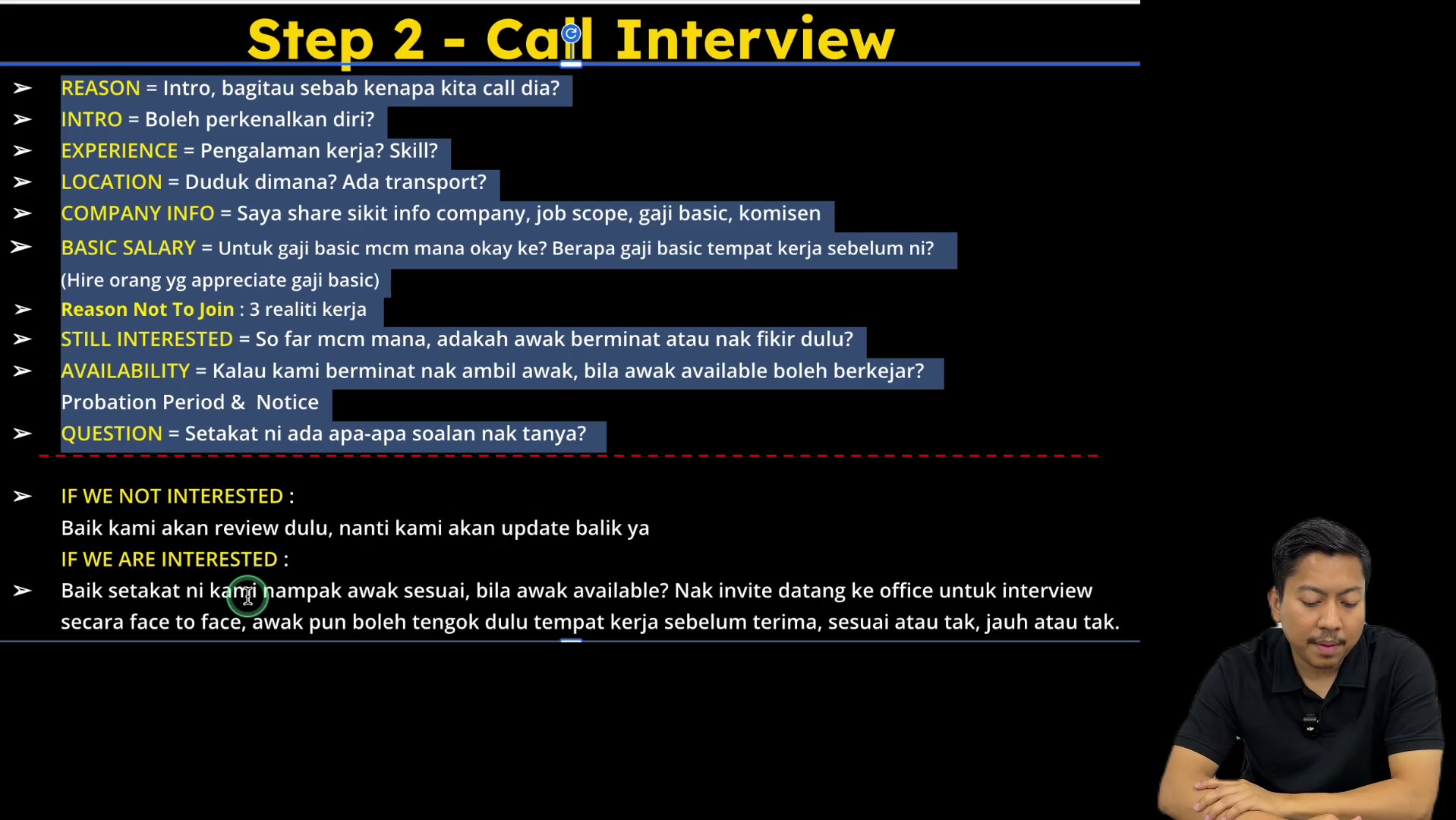 Paparan rakaman pada 00:05:03