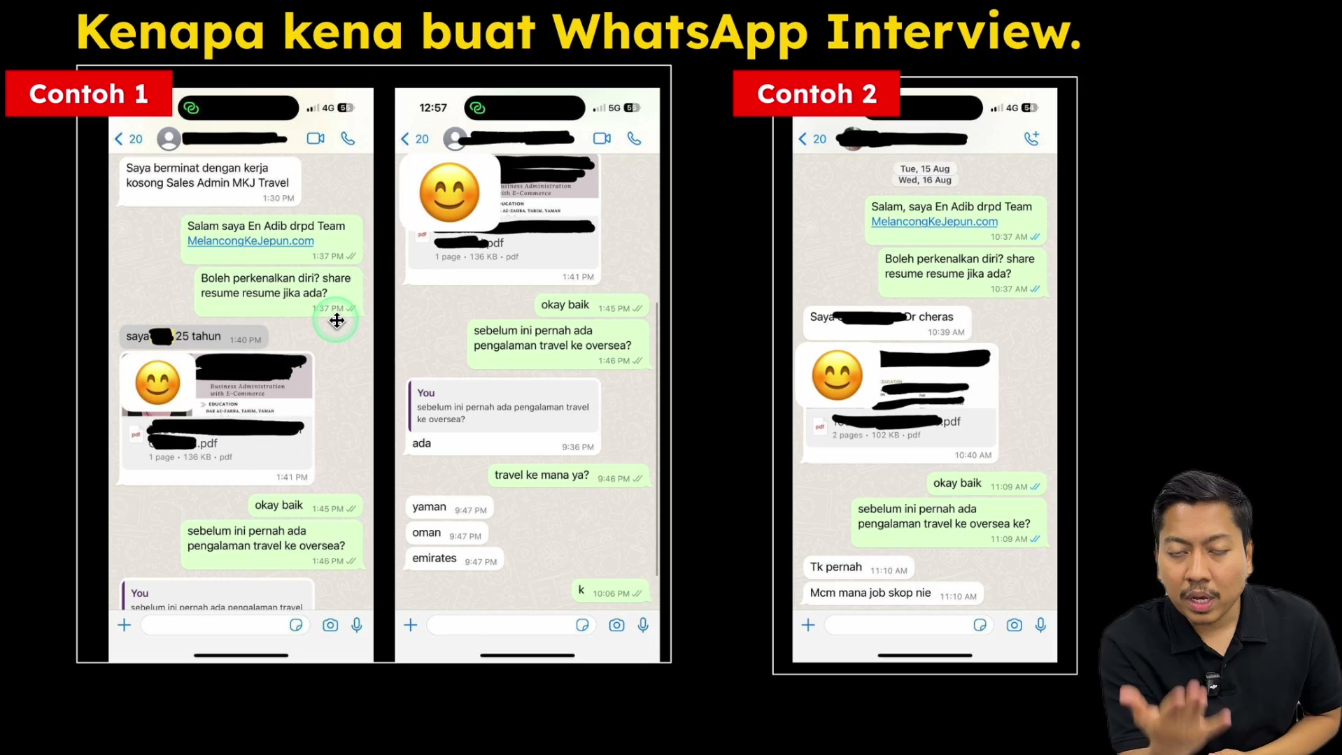Paparan rakaman pada 00:08:00