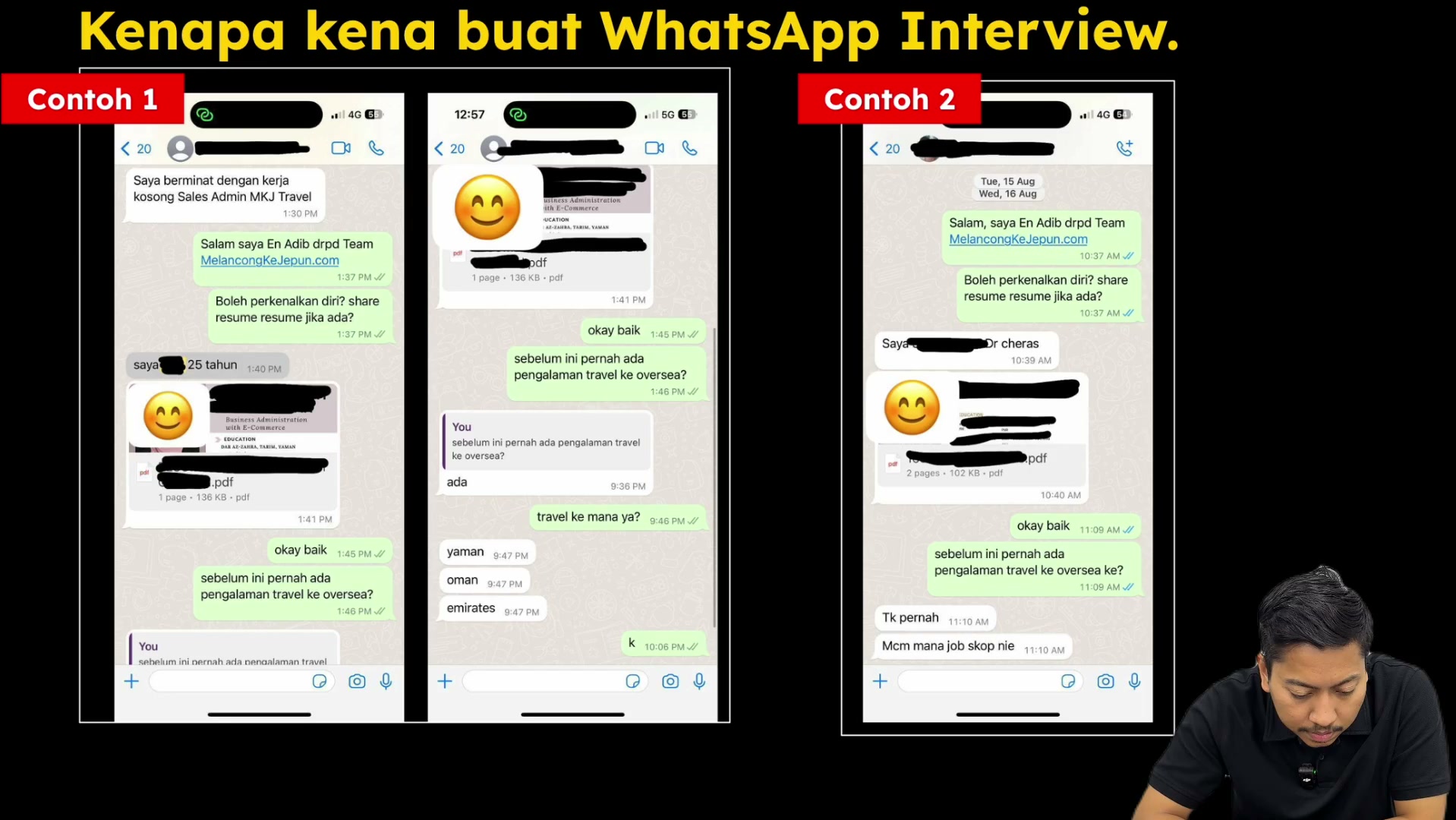 Paparan rakaman pada 00:08:21
