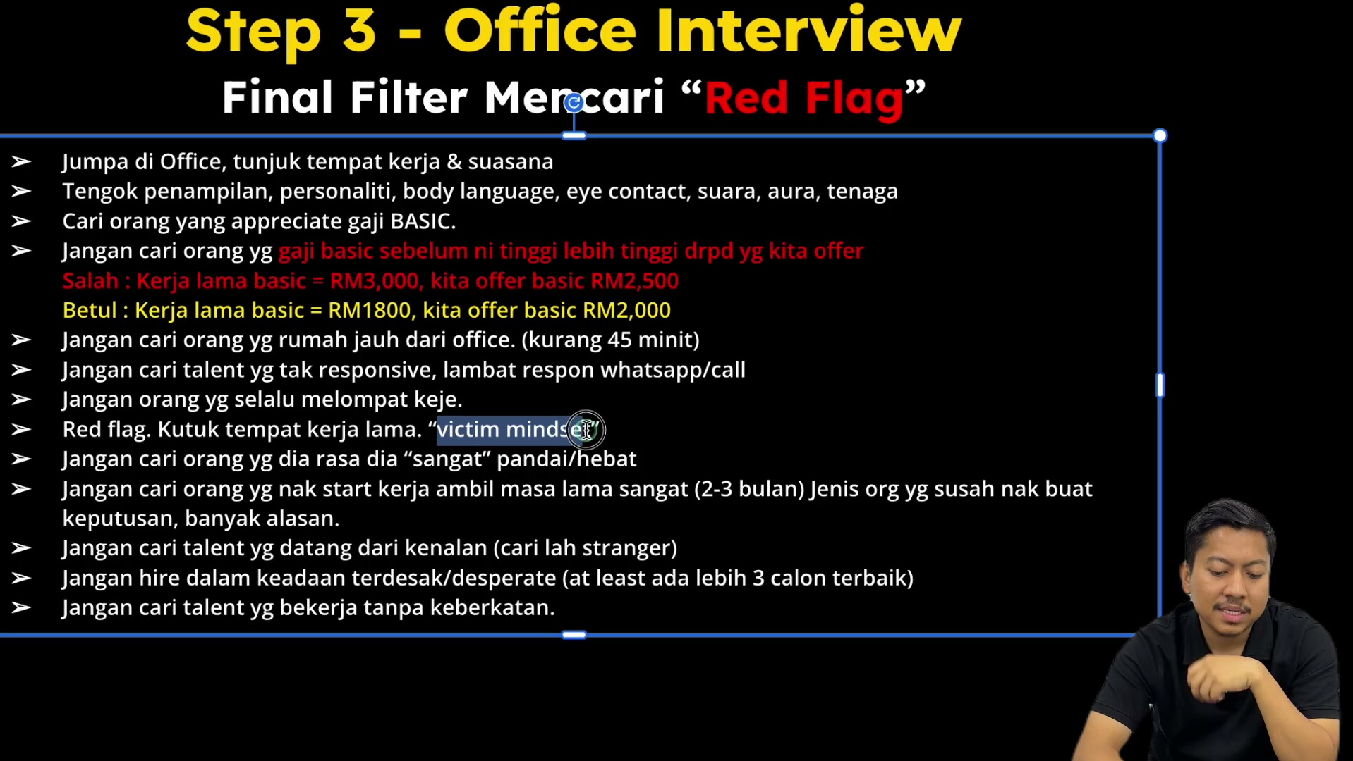 Paparan rakaman pada 00:01:09