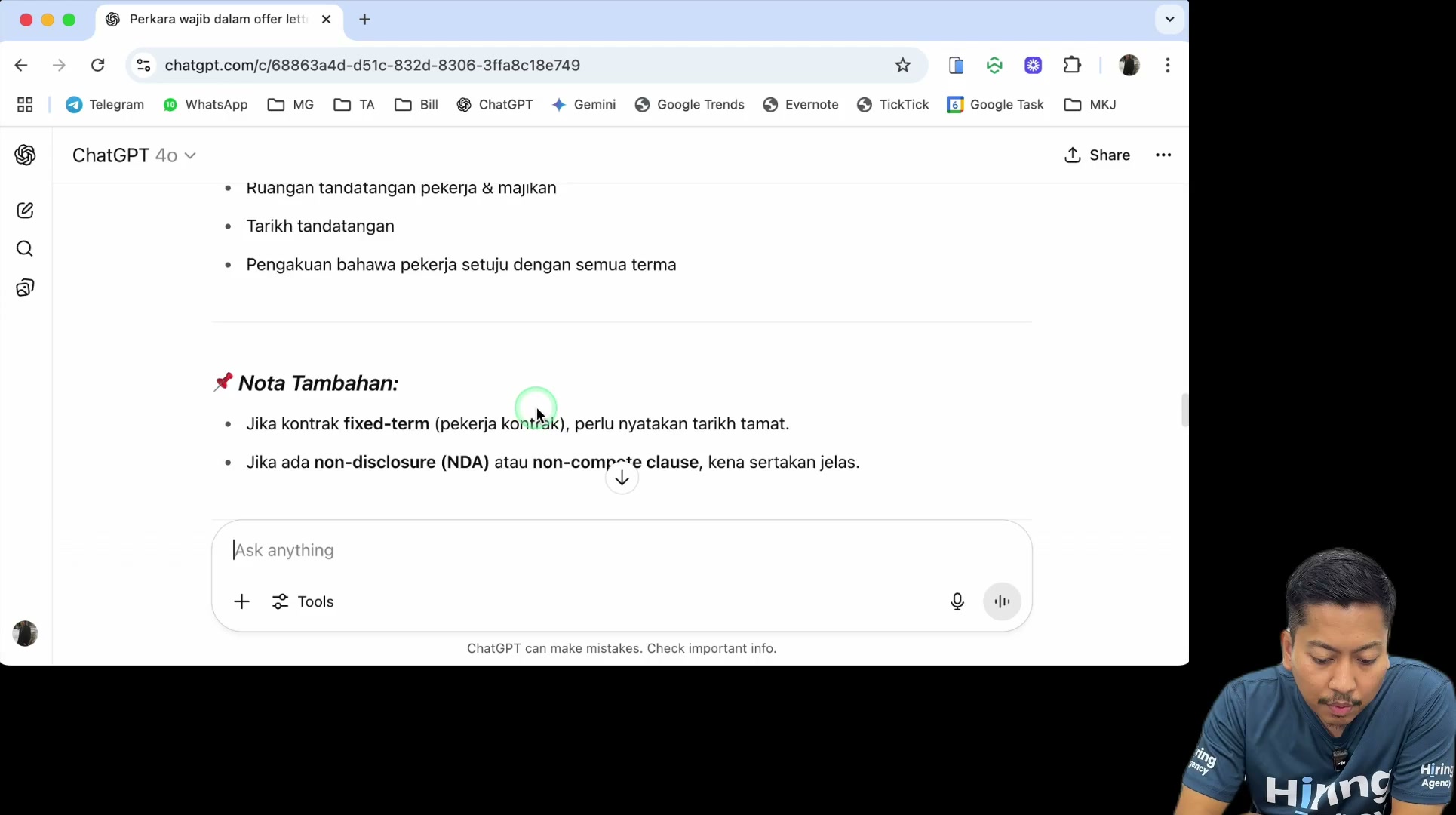 Paparan rakaman pada 00:05:48