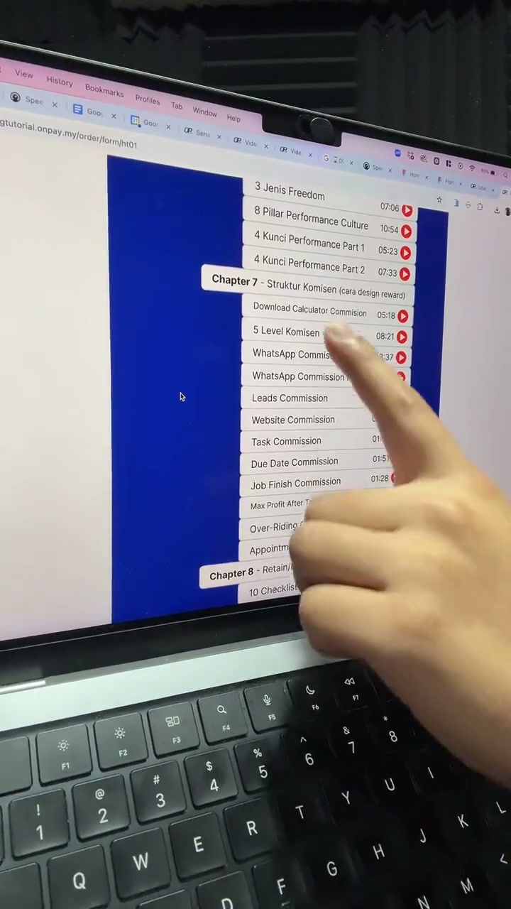 Paparan rakaman pada 00:50:04