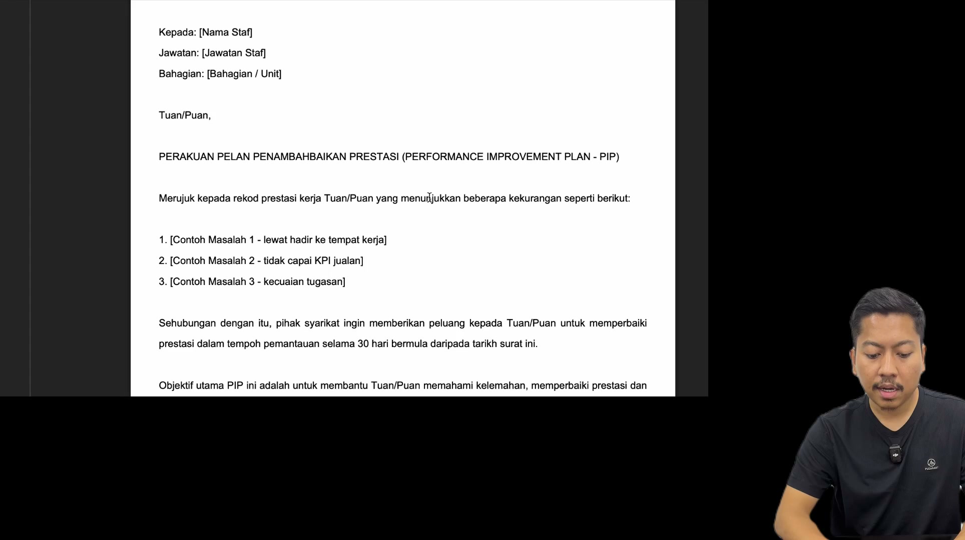 Paparan rakaman pada 00:00:18