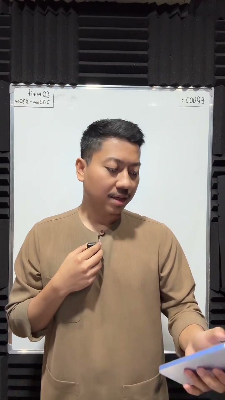Paparan rakaman pada 00:01:00