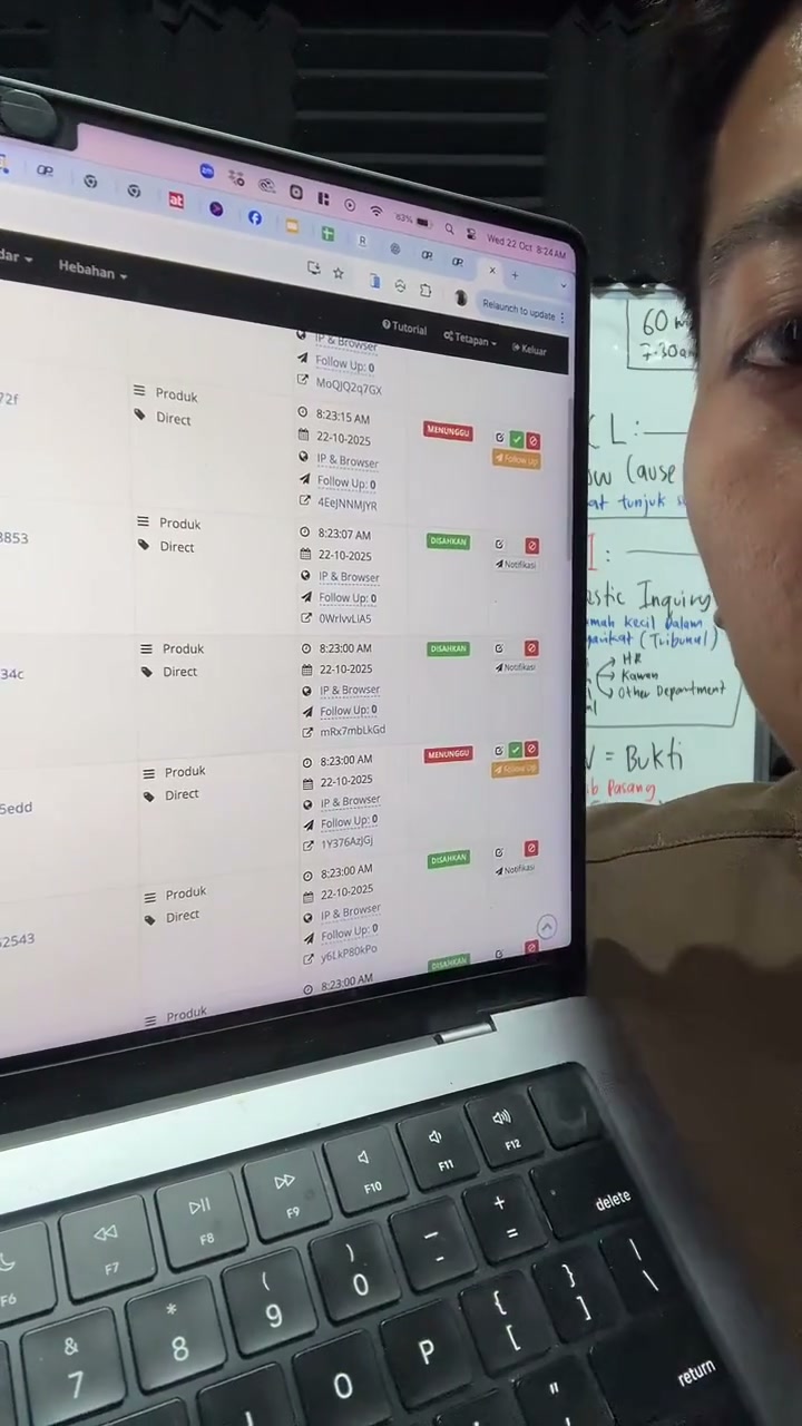 Paparan rakaman pada 00:59:30