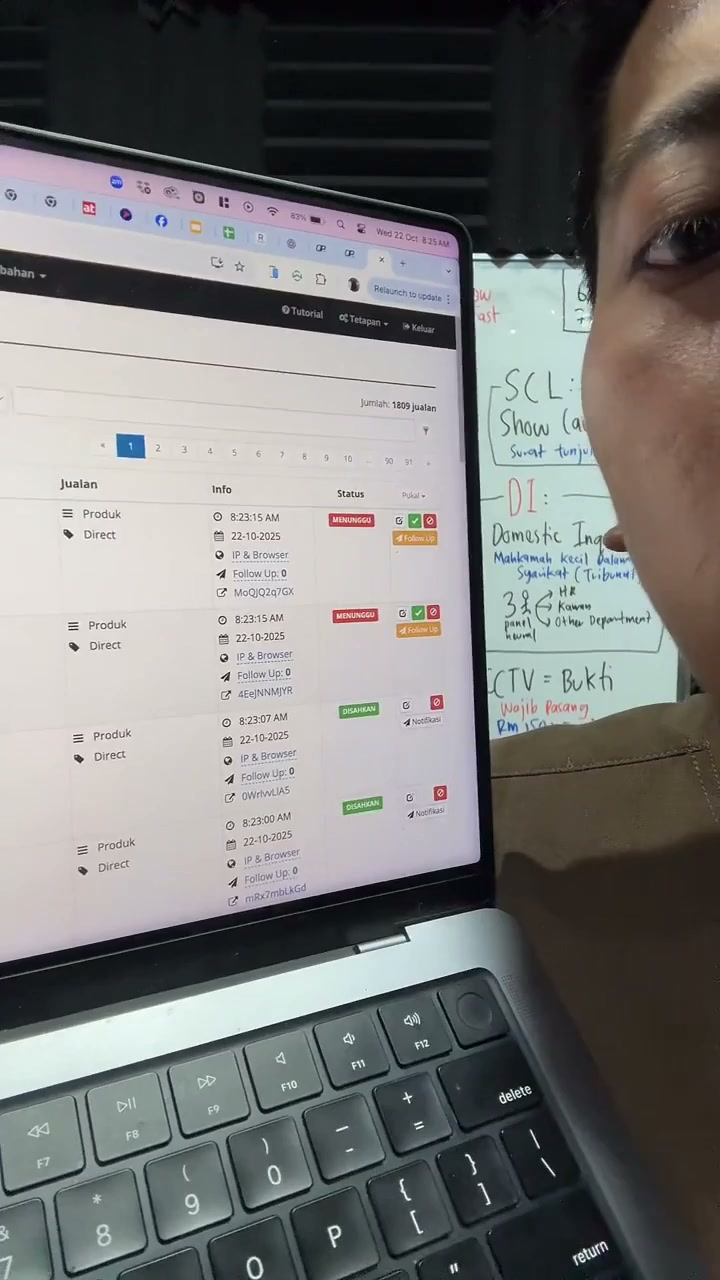 Paparan rakaman pada 01:00:19