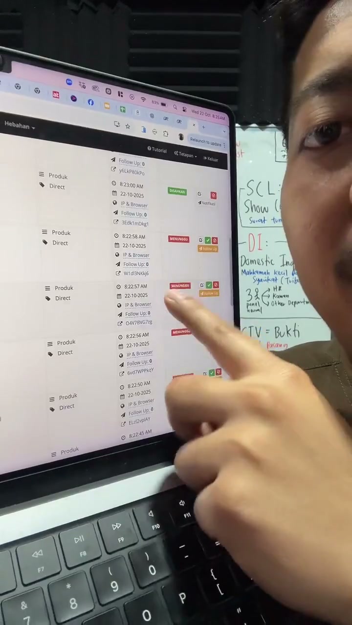 Paparan rakaman pada 01:00:28