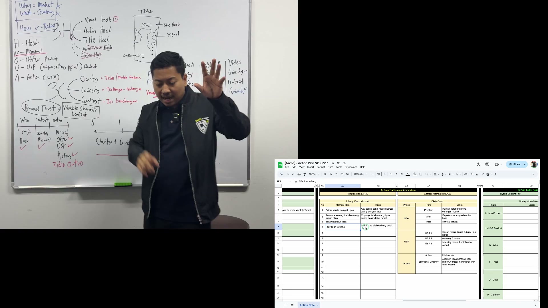 Paparan rakaman pada 00:23:48