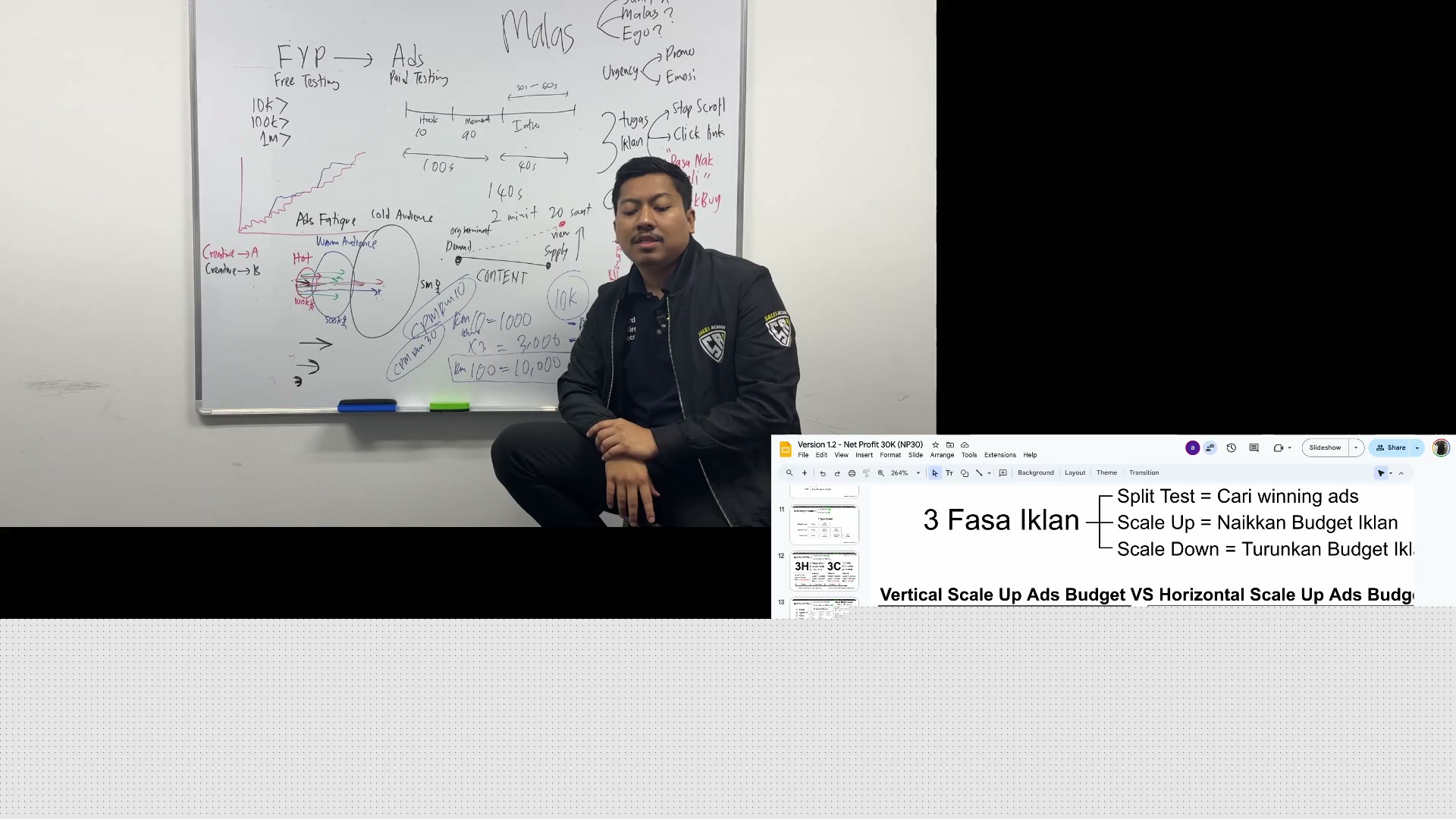 Paparan rakaman pada 00:22:21