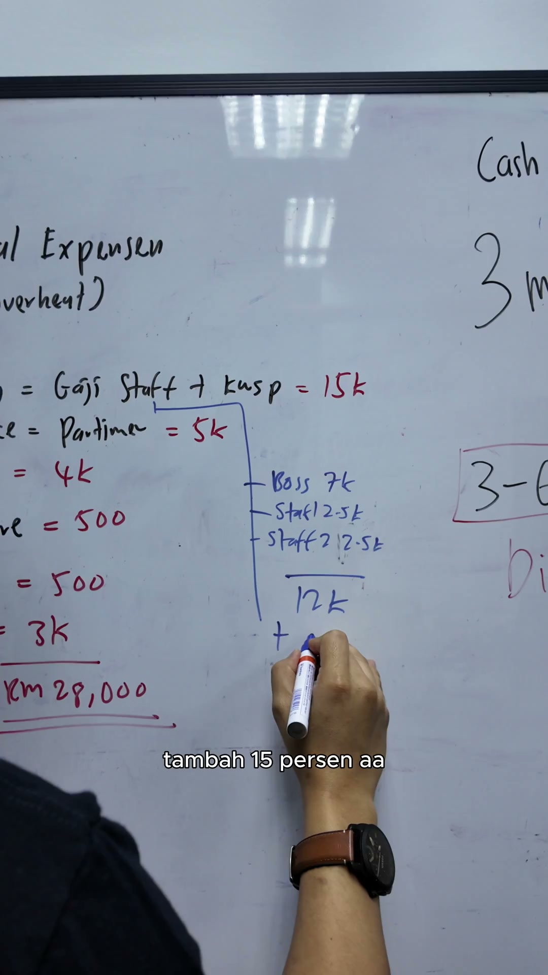 Paparan rakaman pada 00:05:30