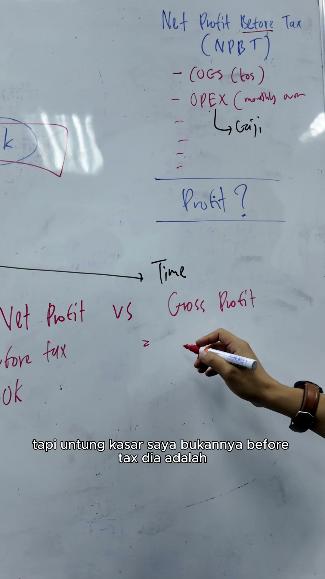 Paparan rakaman pada 00:07:00