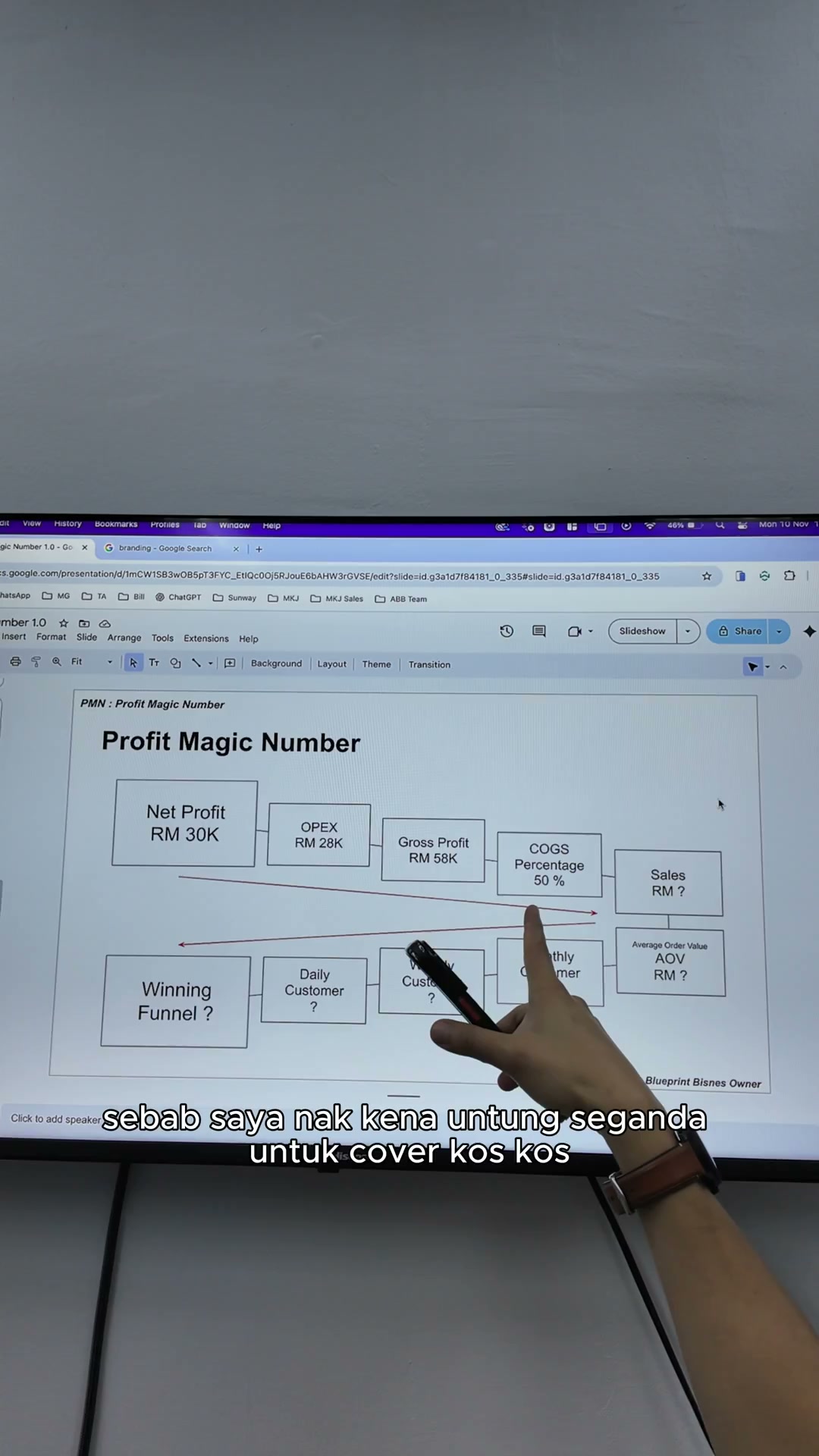 Paparan rakaman pada 00:03:15