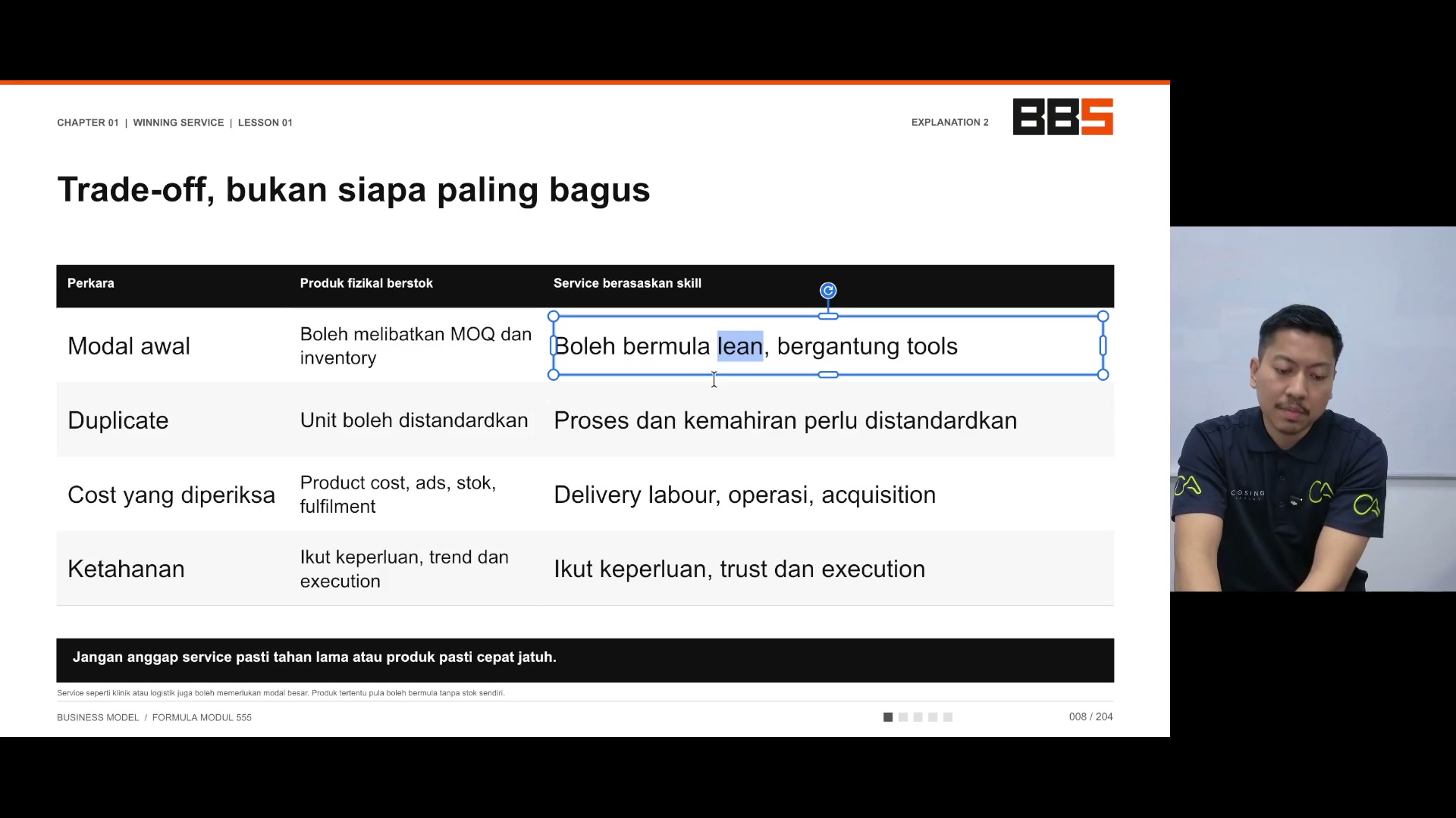Paparan rakaman pada 00:02:45