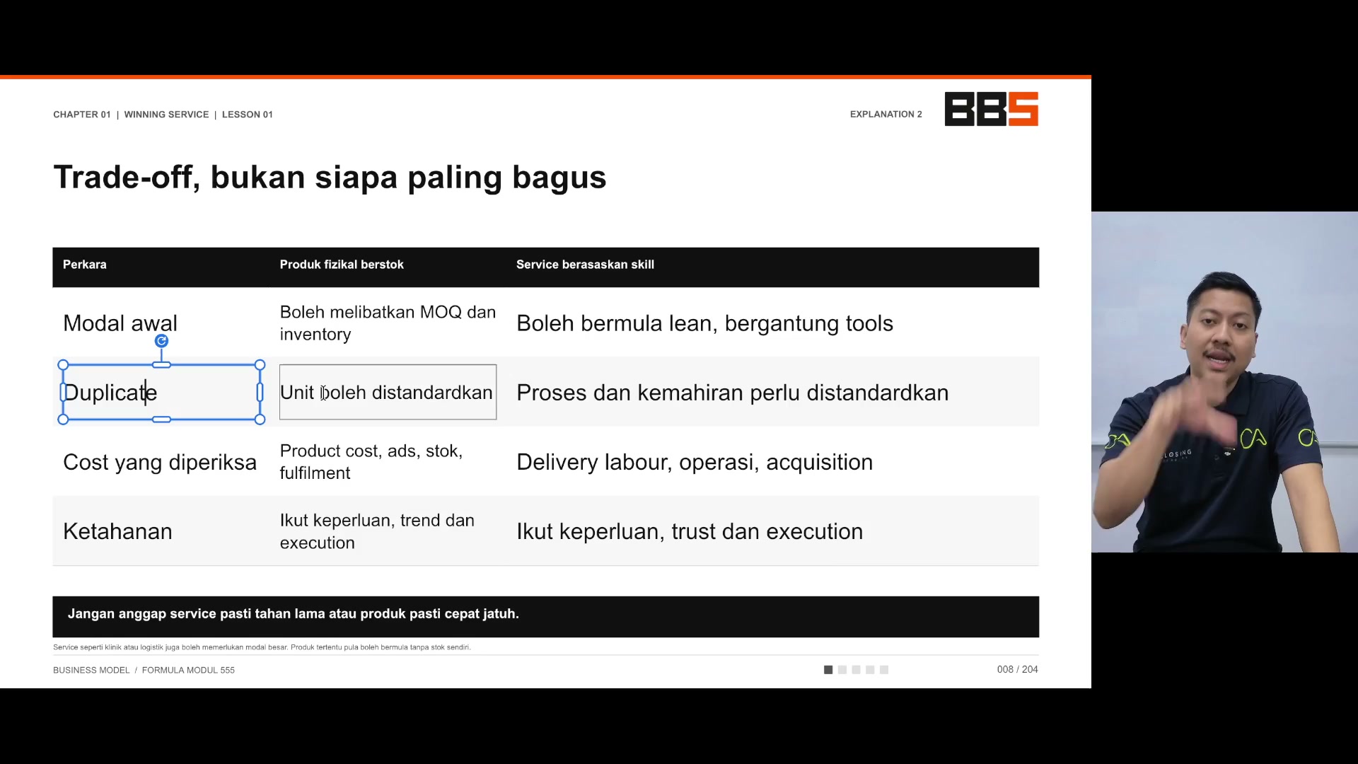 Paparan rakaman pada 00:03:33