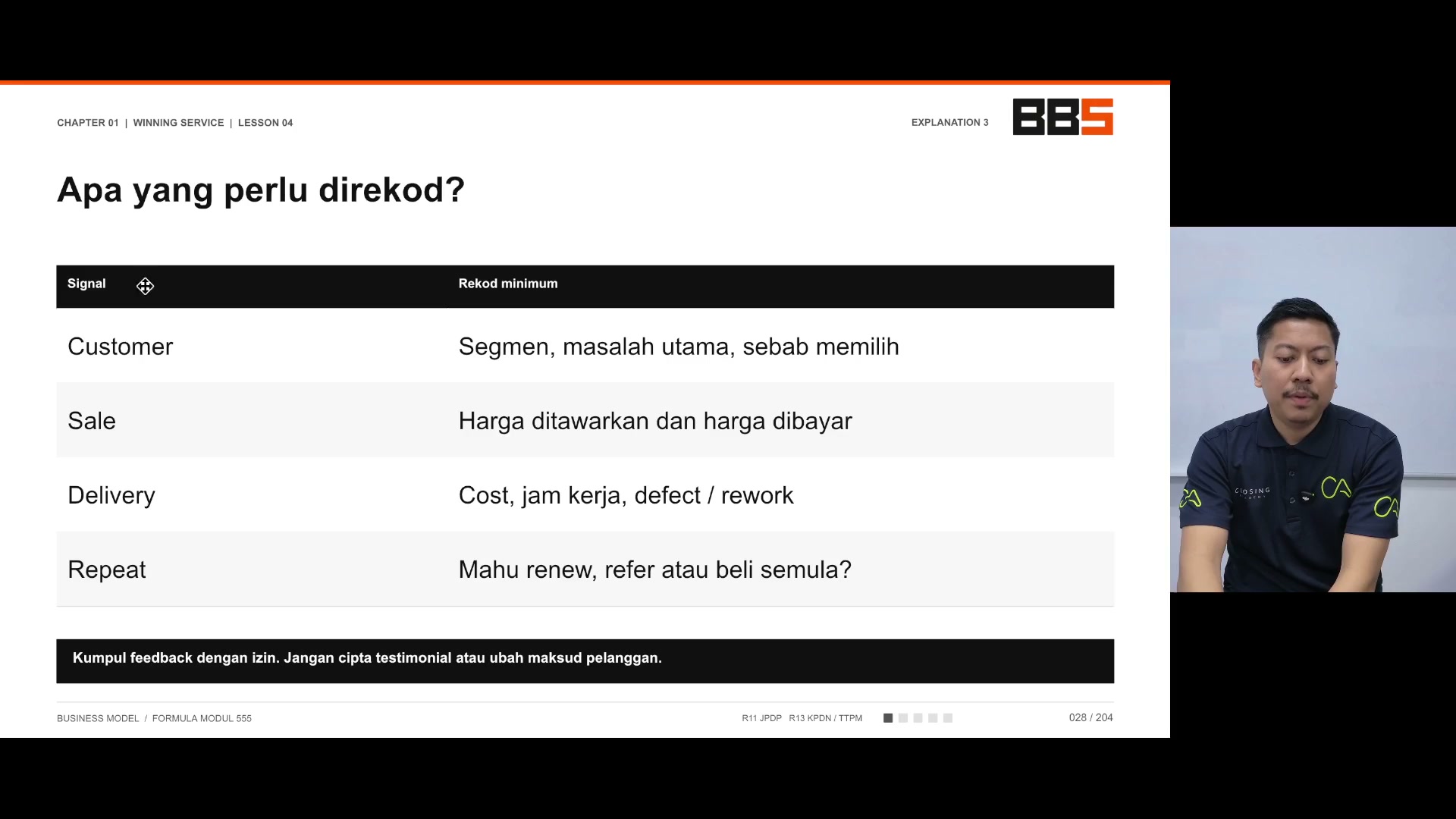 Paparan rakaman pada 00:03:18