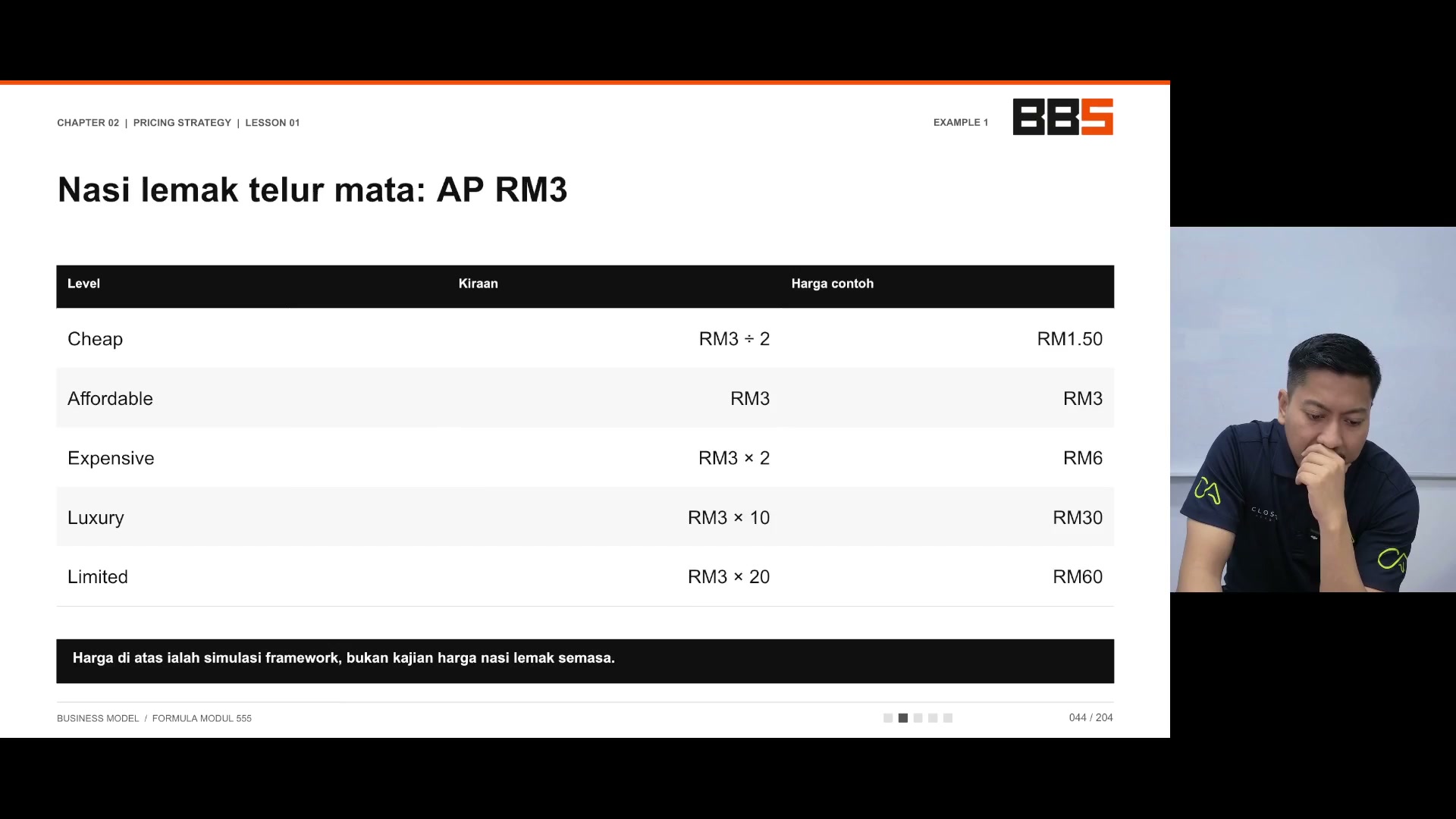 Paparan rakaman pada 00:07:42