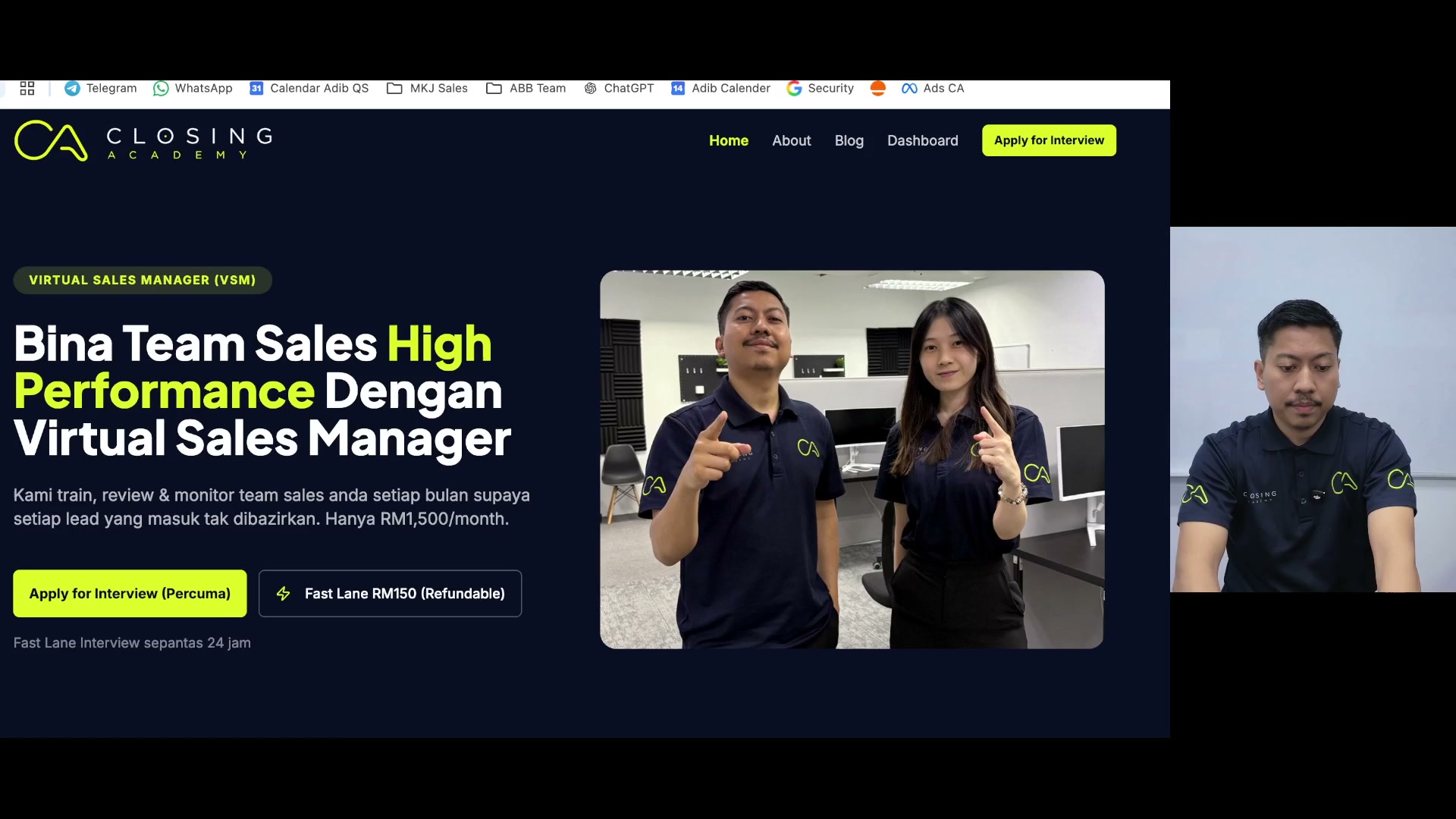 Paparan rakaman pada 00:01:48