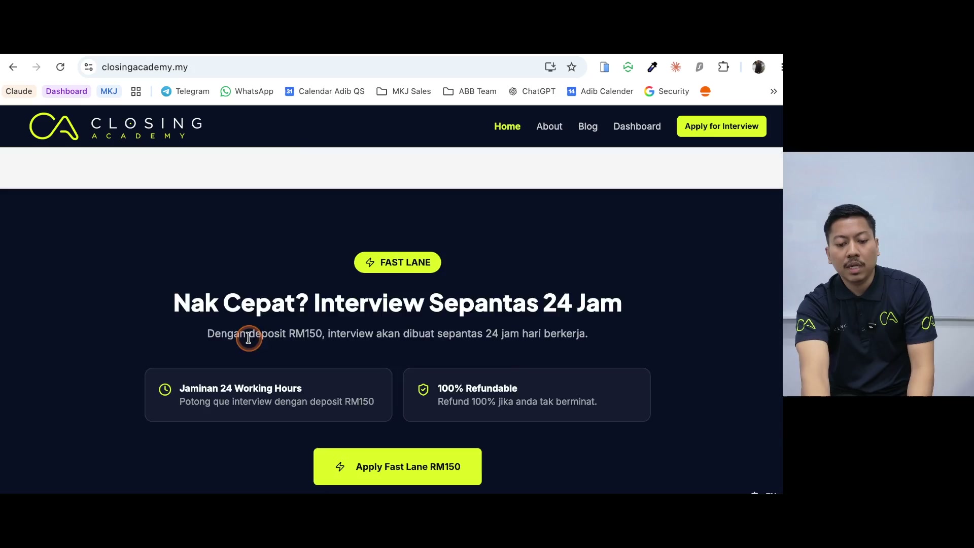 Paparan rakaman pada 00:03:48