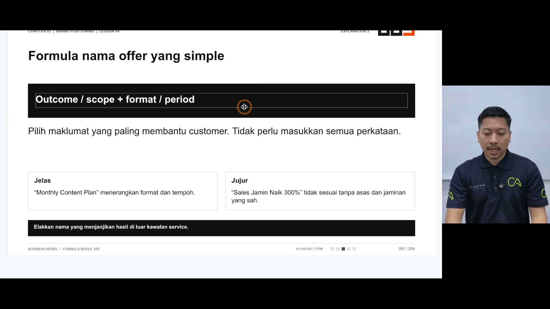 Paparan rakaman pada 00:07:06