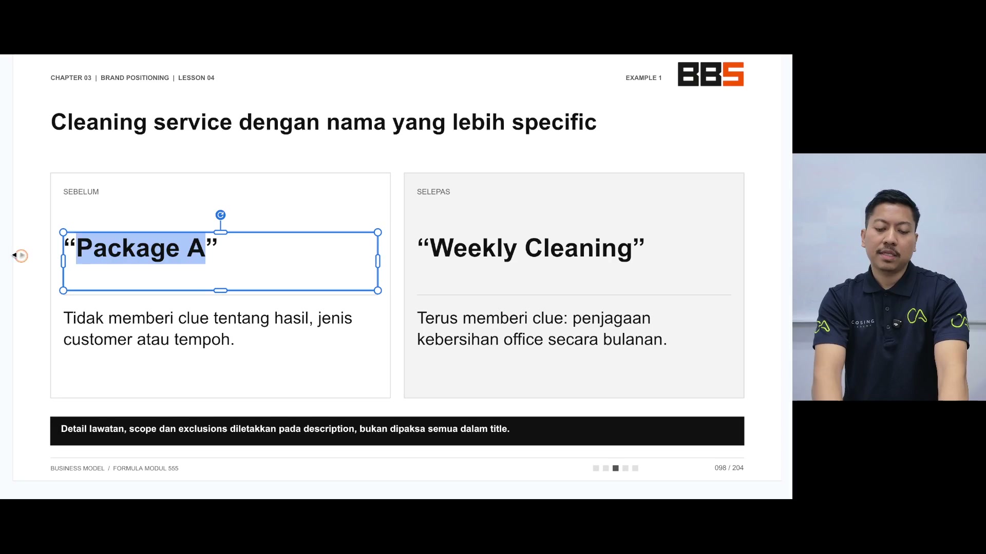 Paparan rakaman pada 00:08:18