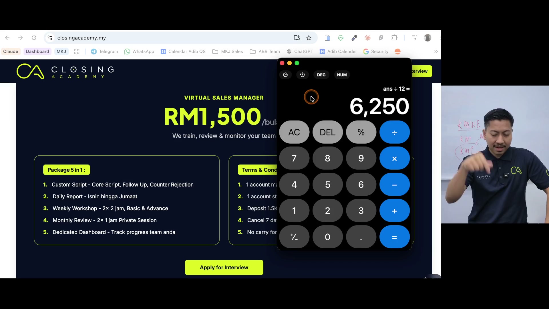 Paparan rakaman pada 00:03:48