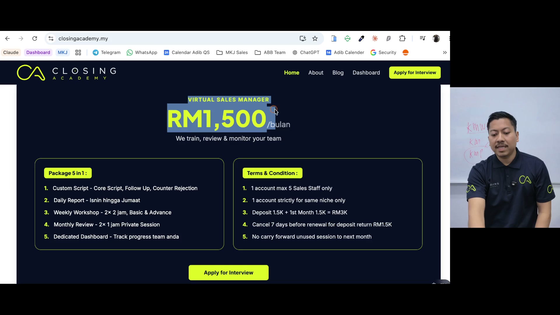 Paparan rakaman pada 00:04:15