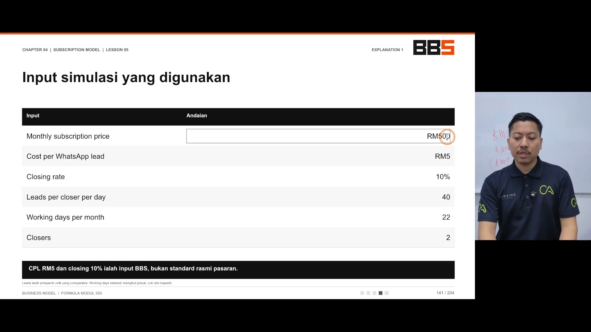 Paparan rakaman pada 00:01:27