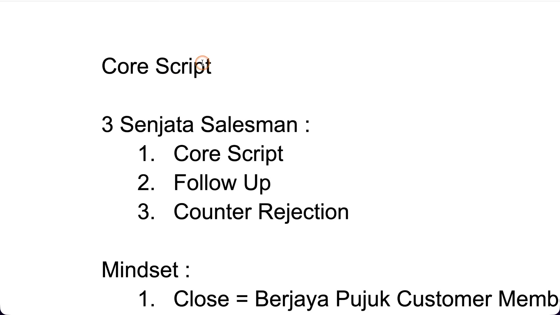 Paparan rakaman pada 00:00:03