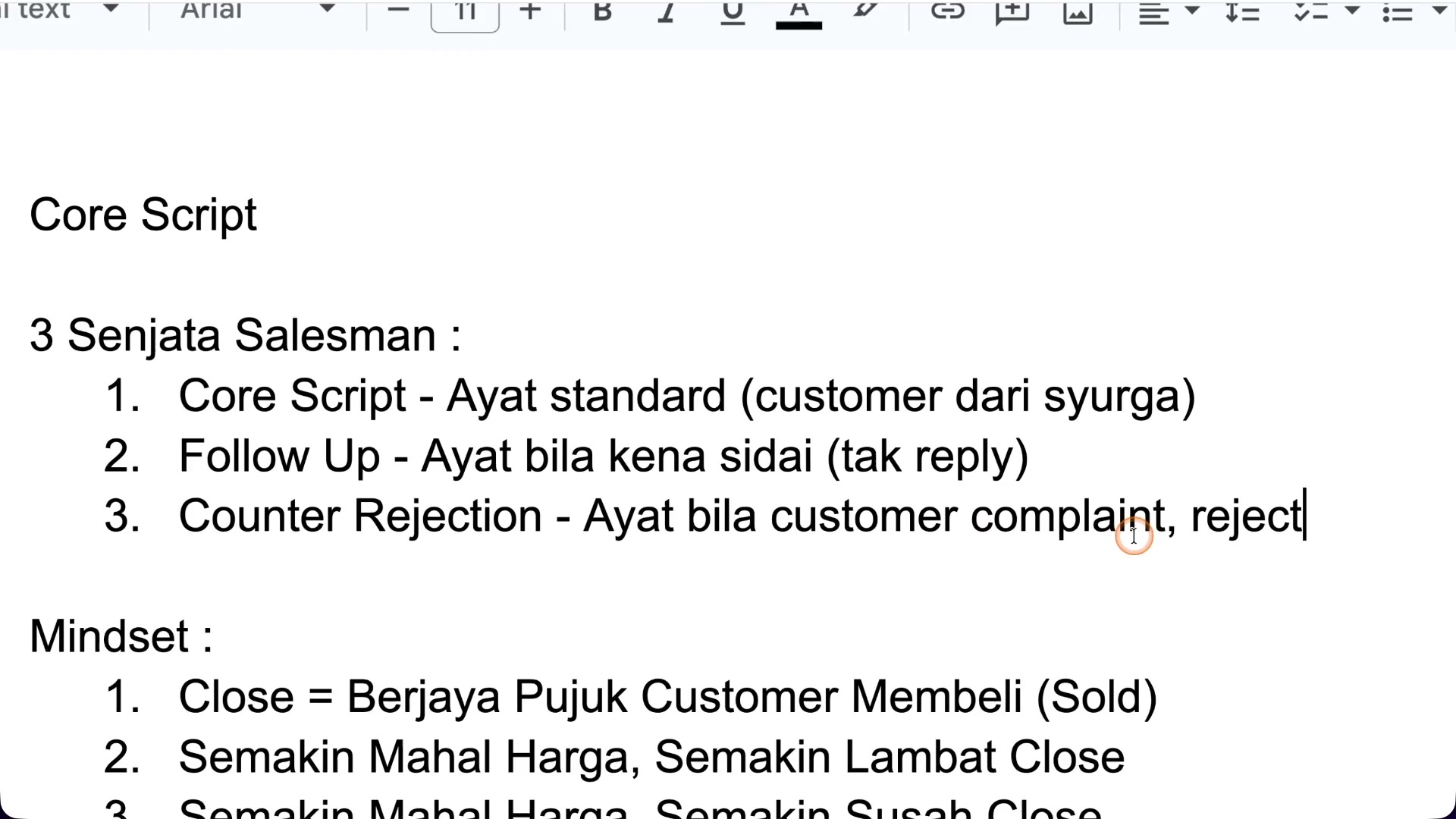Paparan rakaman pada 00:01:24