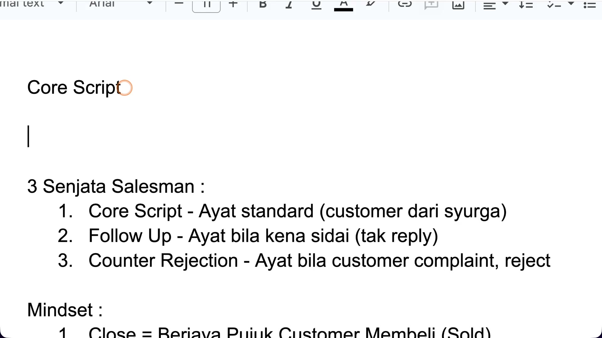 Paparan rakaman pada 00:01:33