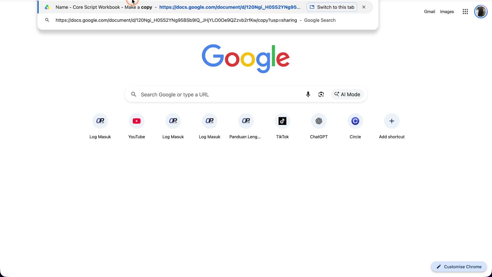 Paparan rakaman pada 00:02:18