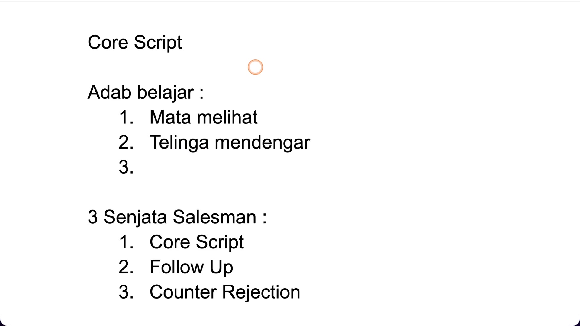 Paparan rakaman pada 00:01:18