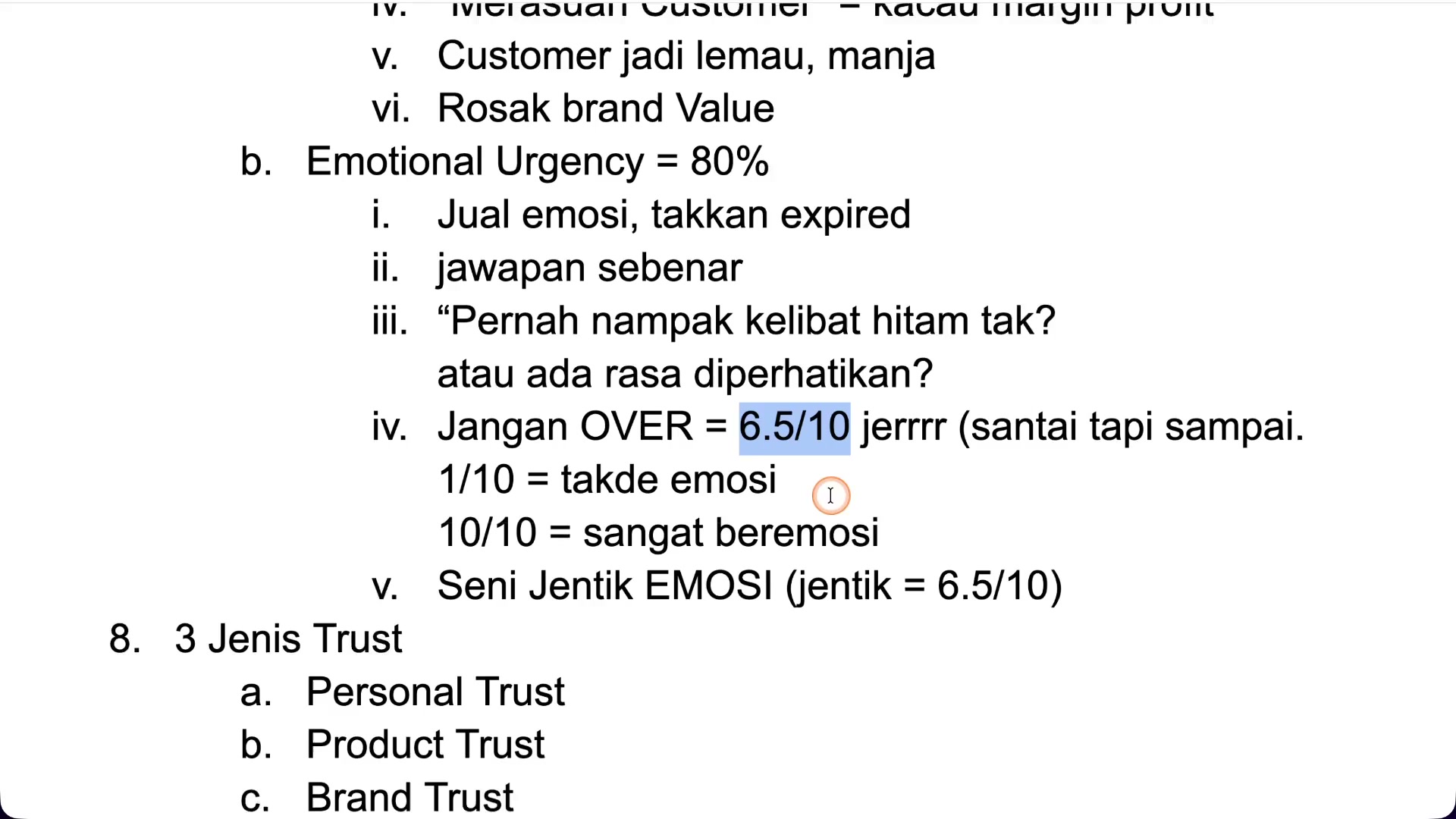 Paparan rakaman pada 00:05:15
