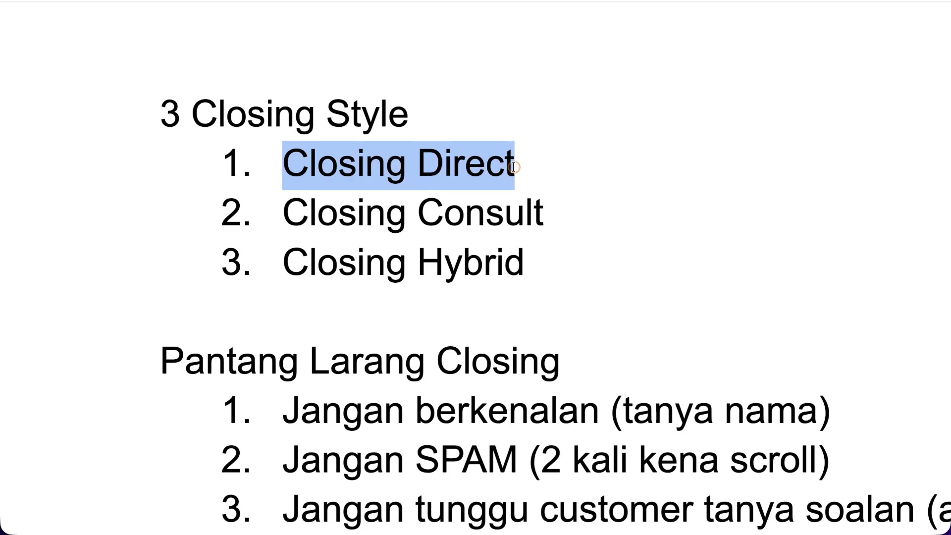 Paparan rakaman pada 00:00:06
