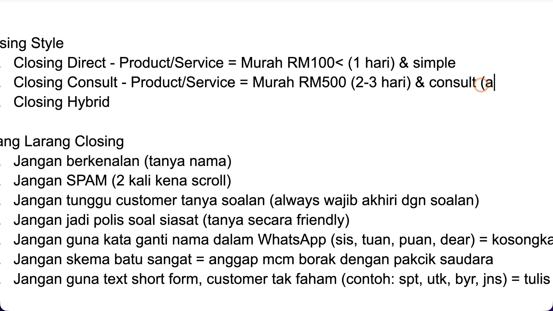 Paparan rakaman pada 00:01:15