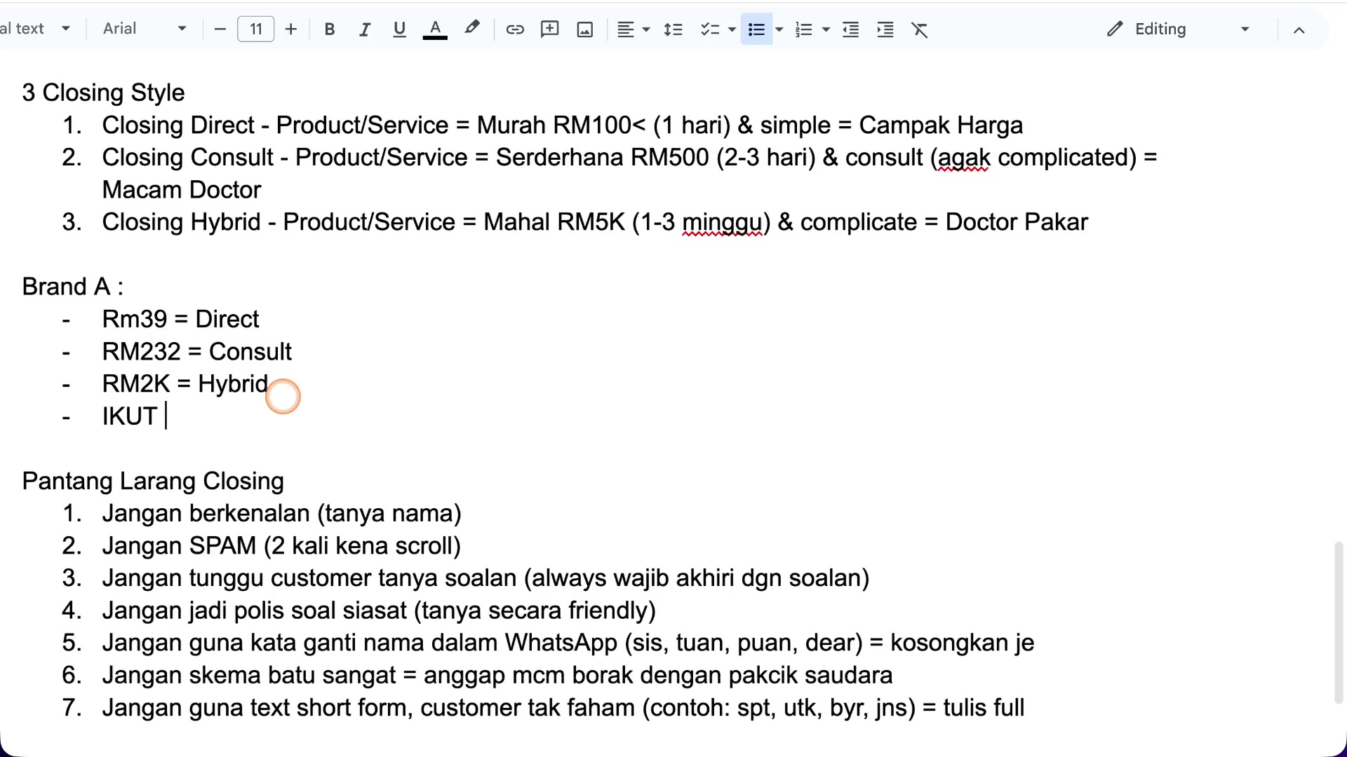 Paparan rakaman pada 00:03:33
